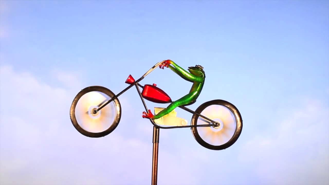 Frog Riding Wind Spinner Sku Ka6791 Weather You Frog Riding Wind Spinner Sku Ka6791 Weather