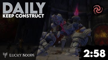 Lucky Noobs [LN] - Daily Keep Construct 2:58 - Power Tempest PoV #GW2