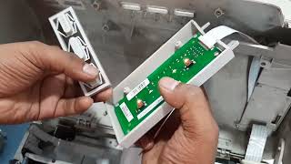 How to fix problem ready station 2 light blinking error in olivetti pr2 plus also fix control pannel