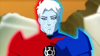 Red Lantern transforms into Red/Blue Lantern Razer screenshot 2