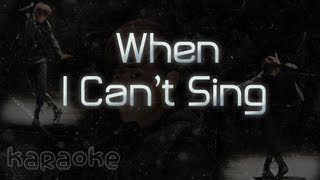 Se7en - When I Can't Sing [karaoke]