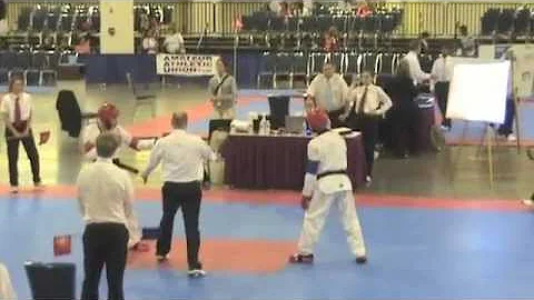 Christian "CJ" Schiereck wins the AAU  Taekwondo National Championship in Point Sparring