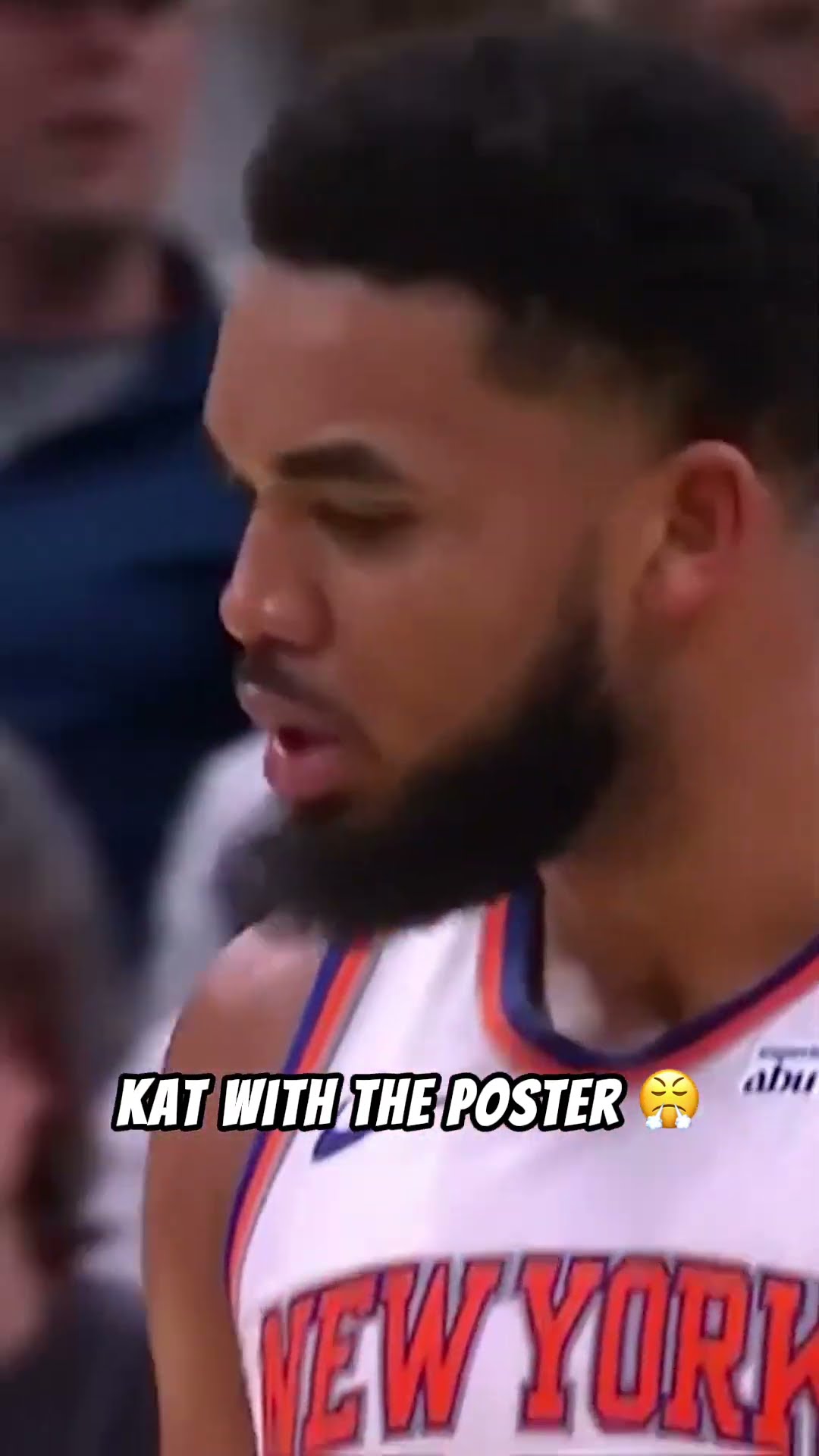 The stare down after the poster ?