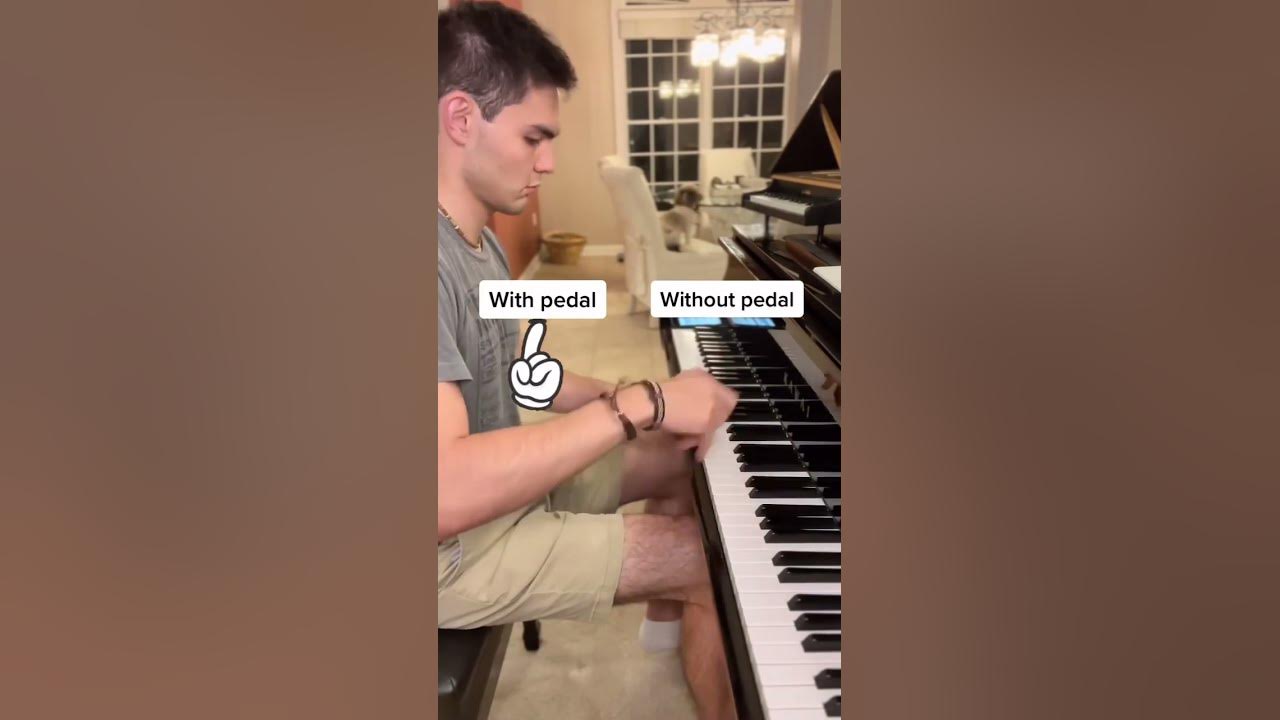 How piano sounds without pedal #howlsmovingcastle