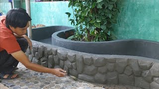 Build an aquarium to change the space in the garden - For your family