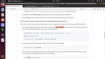 AZ 104 Lab 03d   Manage Azure resources by Using Azure CLI - Azure Administrator Labs from Github