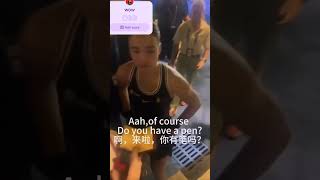 kid asks for photo and signature of Alex Eala #alexeala