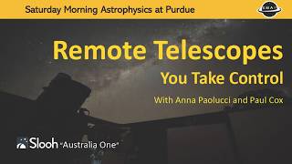Telescopios remotos: tú tomas el control