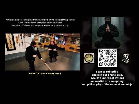 Naginata Vs Sword Techniques Hane Taoshi Version 2 Of 3