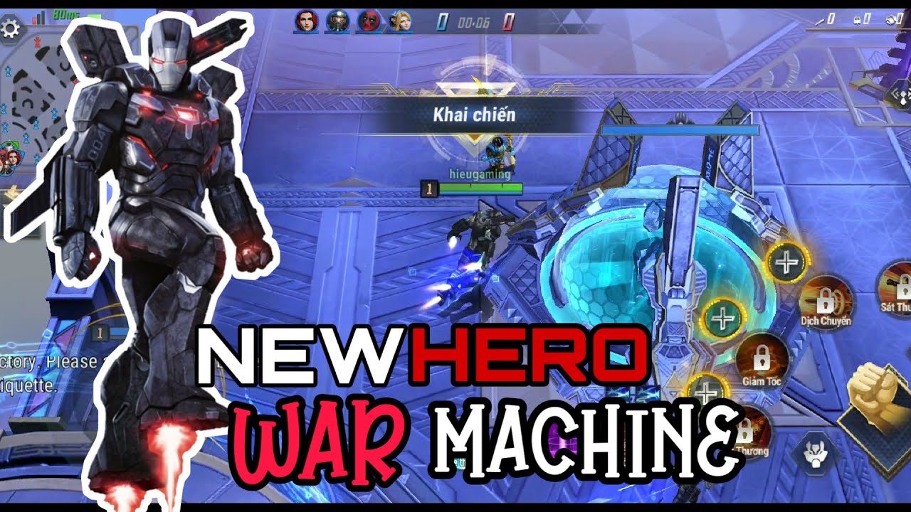 Marvel Super War MOBA - War Machine Gameplay