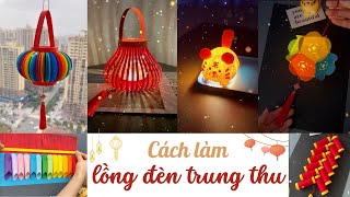 DIY - 6 cách làm đèn lồng trang trí bằng giấy cực đơn giản.