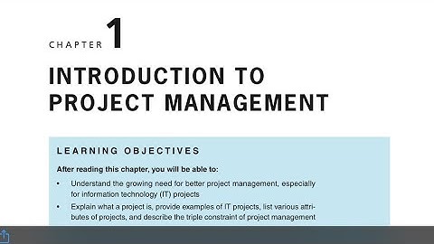 Introduction to project management chapter 1,ITPM lec#1
