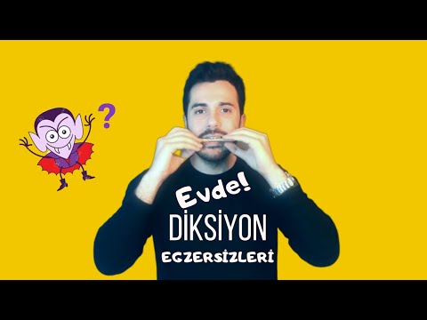 Evde Diksiyon Egzersizleri (Mor Vampir)