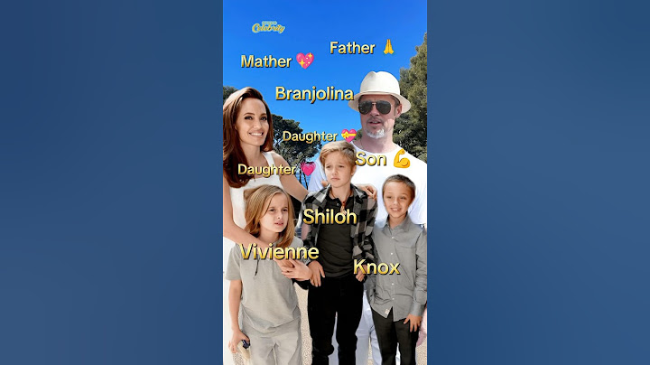 Angelina Jolie and Brad Pitt Biological Children: Knox,Vivienne and Shiloh #angelinajolie #bradpitt
