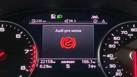 Audi Pre Sense Fail | Audi A6 Quattro Automatic Emergency Braking Test