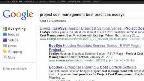 Better Project Cost Management with EcoSys