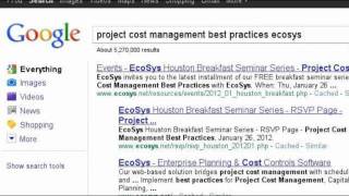 Better Project Cost Management with EcoSys