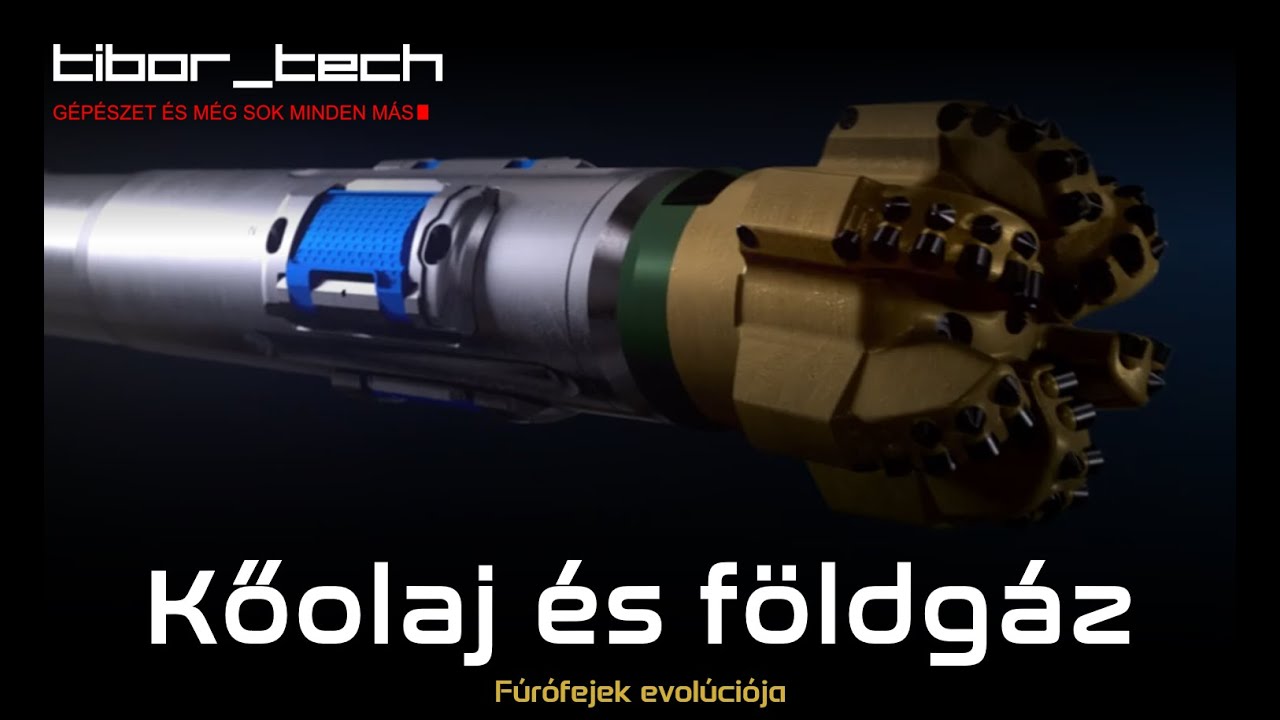 Kőolaj és földgáz -   Kitermelés - Fúrófejek evolúciója