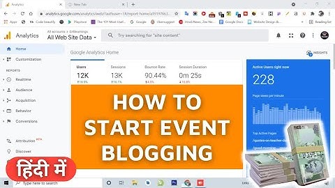 Event Blogging in Hindi | How to Start Event Blogging | Event Blogging Guide