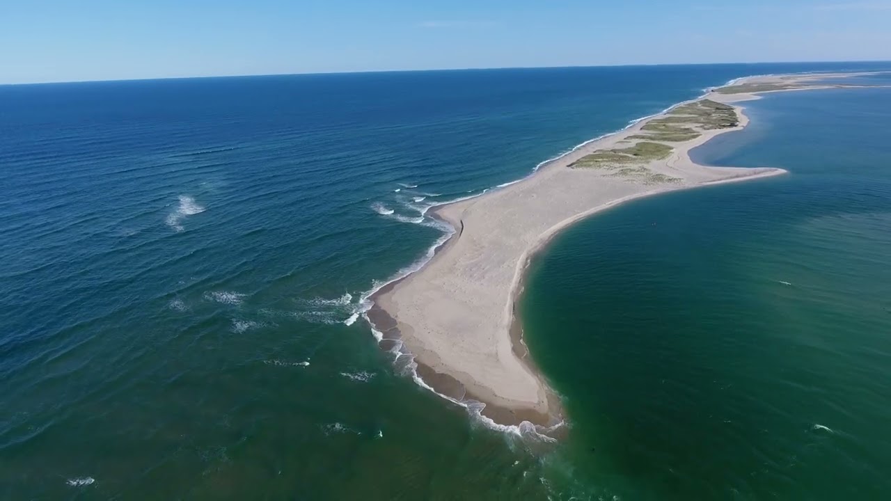 North Beach Island Aerial at Chatham, Cape Cod