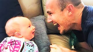 Cute Baby Says First Words - BIG DADDY