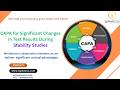 #247 SIPHACOS CAPA for Significant Changes in Test Results During Stability Studies