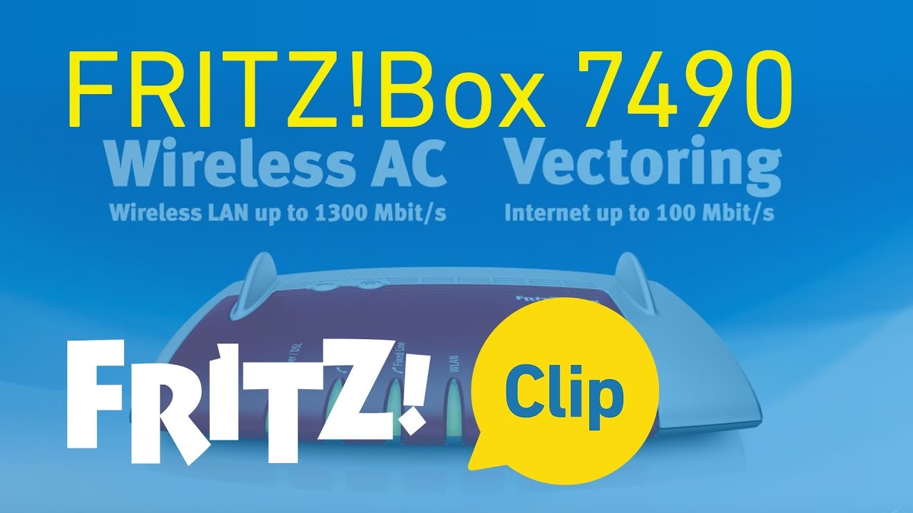 Fritz!Box 7490 Router multimedia con Wi-Fi AC