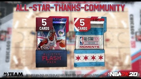 NBA 2k20 Myteam *Locker Code* (ALL-STAR-THANKS-COMMUNITY)