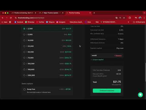 تحديث مهم لجميع قواعد   للتمويل الفوري وخصم 25