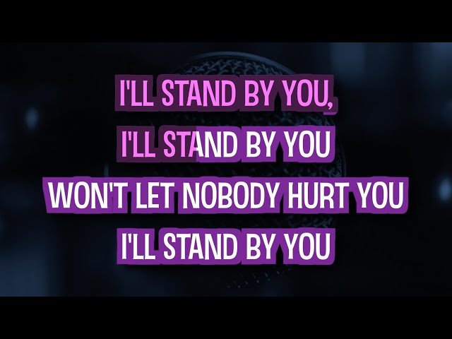 I'll Stand By You (Karaoke) - The Pretenders class=