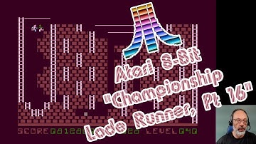 Atari 8-Bit Game Play, Championship Lode Runner (Part 16 of ?)