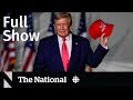 CBC News: The National | Trump affidavit, Afghan arrivals, Fan Expo returns