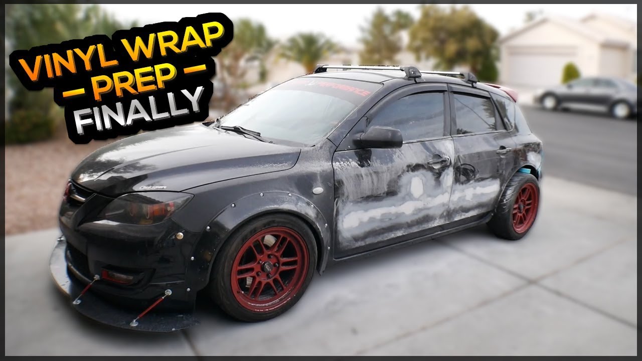 How to Clay Bar in 2 Minutes: Full Car Vinyl Wrap Prep 