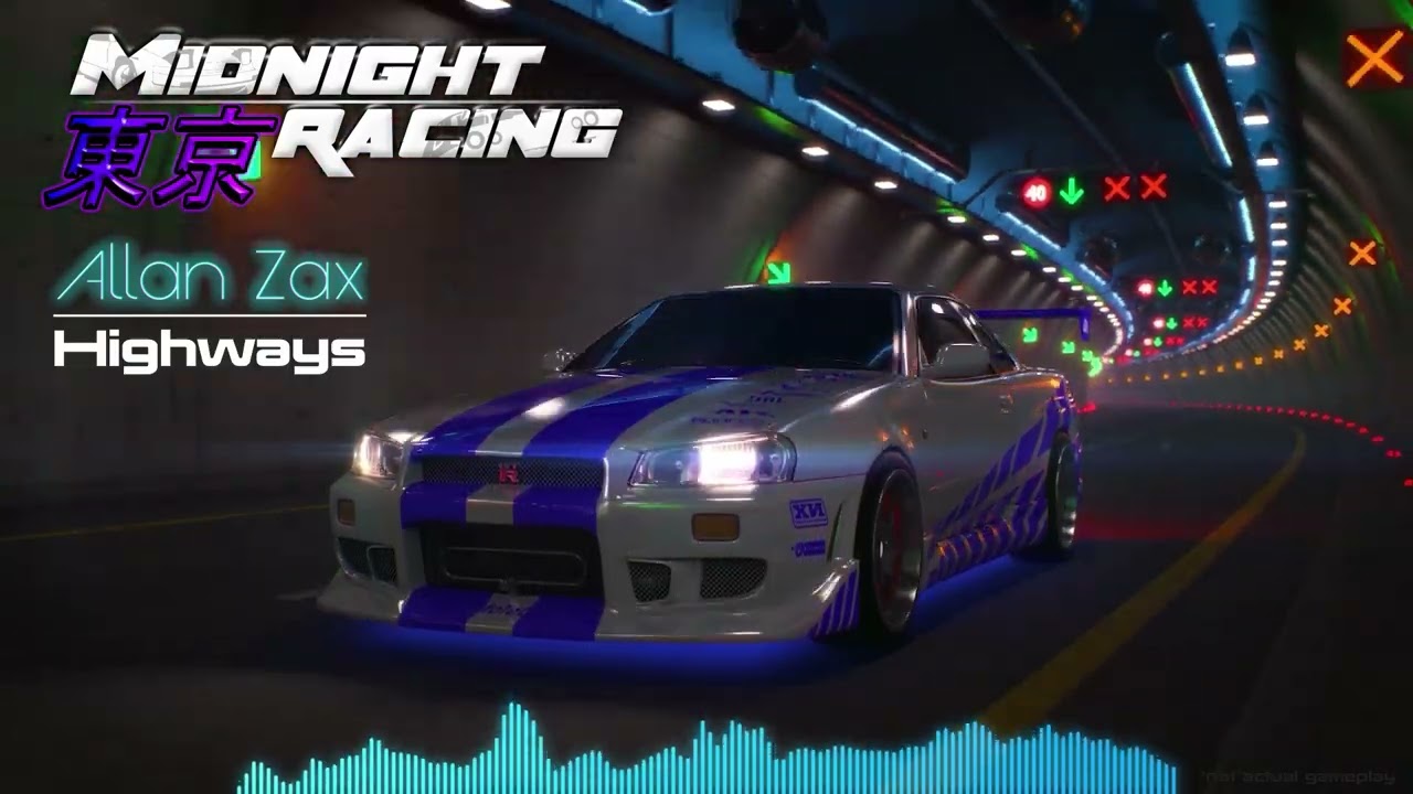 Allan Zax - Highways (Midnight Racing Tokyo OST) [Drum & Bass