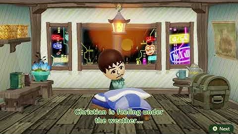 Miitopia - First time the Hero becomes sick