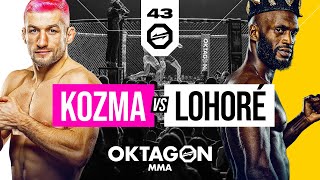 Kozma vs. Lohoré | OKTAGON 43: Tipsport Gamechanger (celý zápas)