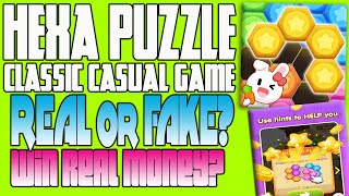 HEXA PUZZLE - CLASSIC CASUAL GAME APP REVIEW | WIN REAL MONEY?  | LEGIT OR SCAM? screenshot 3