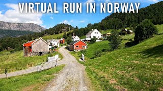 Virtual Running Videos For Treadmill | Virtual Run | Asphalt To Trails Along The Fjord In Norway 4k