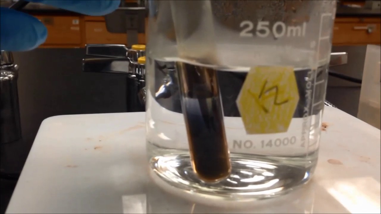 Tollens' Reagent Test on Benzaldehyde YouTube