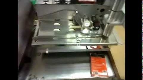 LINX 7900 CIJ inkjet printer with bag feeder for food industry