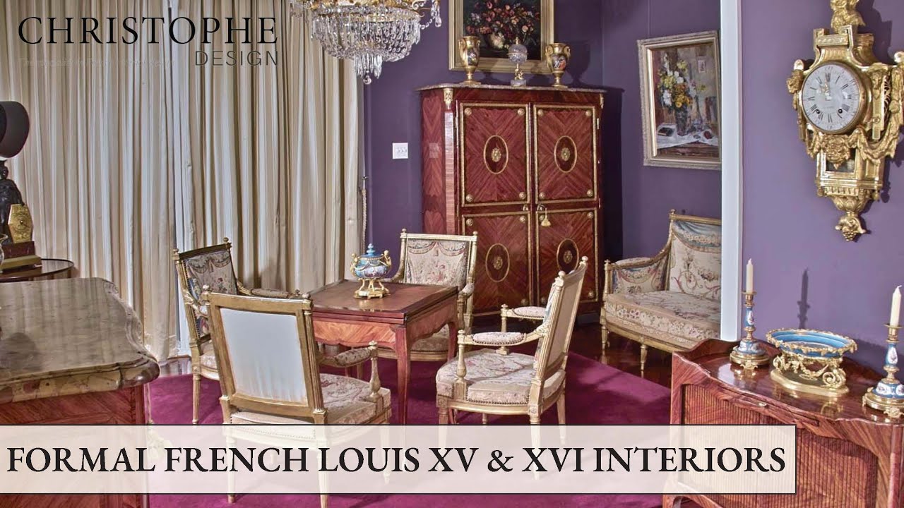 Formal French Louis XV & XVI Interiors⎮Christophe Design 