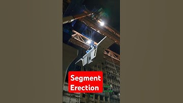 Box Segment Erection by Overhead launching Method