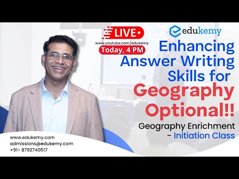 UPSC Geography Optional Enrichment Initiation Session 3 | Shabbir Sir | UPSC CSE Aspirants | Edukemy