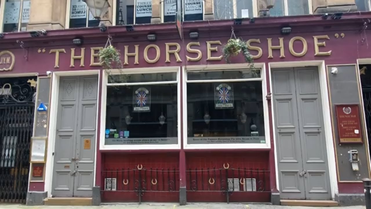 Horseshoe Bar Walk to Glasgow Central Station YouTube