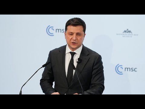 უკრაინის პრეზიდენტ ვოლოდიმირ ზელენსკის სიტყვა მიუნხენის უსაფრთხოების კონფერენციაზე