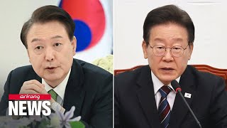 Pres. Yoon, main opposition leader to meet Monday for first official talks with no pre-set topics