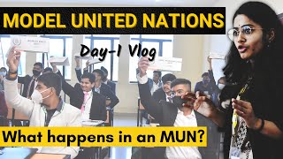 Model United Nations | MUN Vlog | Day-1 | What is MUN? | MUN in India | Nimisha Pathak | DPS Kolar