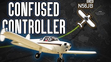 Controller Gives WRONG DIRECTIONS to pilot. Real ATC Audio