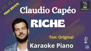 Karaoké Piano - Riche (Claudio Capéo)