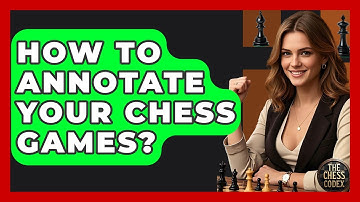 How To Annotate Your Chess Games? - The Chess Codex